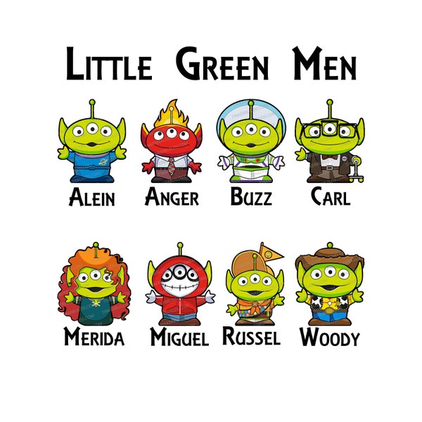 Little Green Men - Etsy