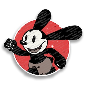 Oswald the Lucky Rabbit Magnet or Sticker image 1