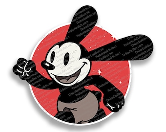 May include: A cartoon image of a black and white rabbit character with long ears, smiling and waving. The character is inside a red circle with white stars and the text "Tinkerbuilds.com" repeated around the edge.
