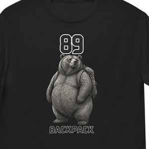 89 Ryggsäck, Fat Bear, Fat Bear-veckan, Ryggsäck, Fat Bear-vinnaren, Fat Bear-säsongen, Brunbjörnströja, Katmai nationalpark, Fat Bear-tröja,