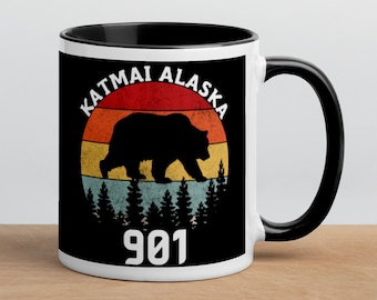 Fat Bear Week, Bear 901 Mug, Fat Bear 2022, Katmai Alaska Mug, Bear Mug, Alaska Mug, Katmai National Park, 901 Gift, Bear Lover Gift,