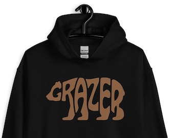 Grazer Hoodie, Grazer Bear, Grazer Gift, Fat Bear Hoodie, Fat Bear Week, Grazer Lover Gift, Fat Bear Winner, Bear Lover Shirt, Brown Bear,