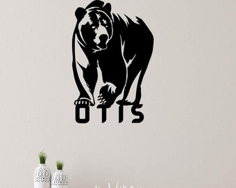 Otis Bear Die-Cut Metal Sign, Fat Bear, Otis the Bear, Fat Bear Week, Fat Bear 2024, Fat Bear Gift, Otis Gift, Fat Bear Week, Bear Gift