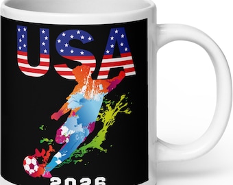 usa Mug, usa 2026 Mug, usa Soccer Mug, American Soccer Mug, usa Coffee Mug, usa 2026 coffee mug, usa 2026 gift,