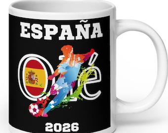 Espana Mug, Spain Mug 2026, Espana Soccer Mug, Espana Football Mug, Spain 2026 Mug, Spain 2026 Mug
