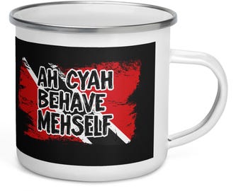 Trinidad and Tobago Enamel Mug, Trinidad and Tobago, Trinidad Mug, Trinidad Carnival, Soca, Soca Lover Gift, Carnival 2026,