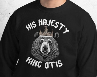 Unisex Otis the Bear Sweater, Bear Sweater, Otis Bear Katmai, Otis Bear 480, Otis Shirt, Bear Lover Sweater, Alaska Sweater, Bear Lover Gift