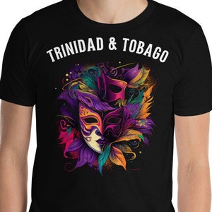 Trinidad Shirt, Trinidad and Tobago Shirt, Trinidad and Tobago, Trinidad Carnival, Trinidad Print, Trinidad Heritage Shirt, Trinidad Gift,