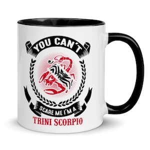 Strukturierter Druck Trinidad Skorpion Tasse, Trinidad und Tobago Becher, Trinidad Muttertag, Trinidad Flagge, Trinidad Vatertag, Trinidad Mom Geschenk