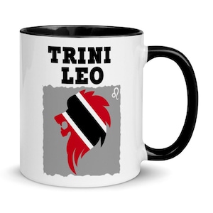 Trinidad Leo Tasse, Trinidad und Tobago Tasse, Trinidad Flagge, Trinidad Vatertag, Trinidad Mom Geschenk, Trinidad Weihnachtsgeschenk, Trini Print,