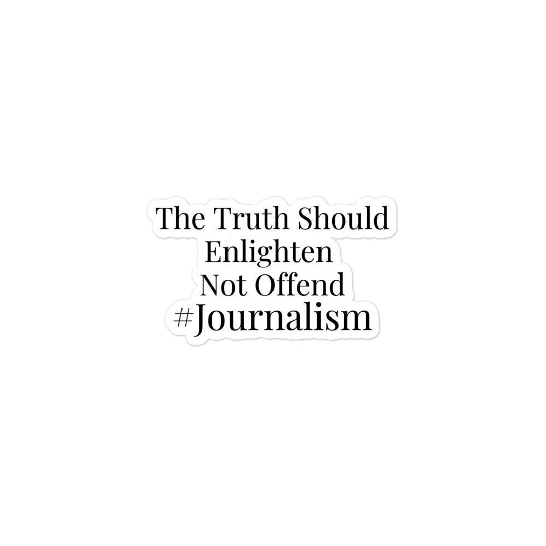 Journalism Gift, Journalism Sticker, Journalist Gift, Reporters Gift ...