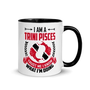 Textured Print Trinidad Pisces Tasse, Trinidad und Tobago Becher, Trinidad Muttertag, Trinidad Flagge, Trinidad Vatertag, Trinidad Mom Geschenk