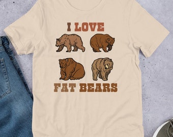 Unisex Fat Bear Shirt, Fat Bear Shirt, Otis the Bear Shirt, Otis Bear 480, Bear Shirt, Fat Bear, Fat Bear Week, Bear Lover Shirt, Bear,