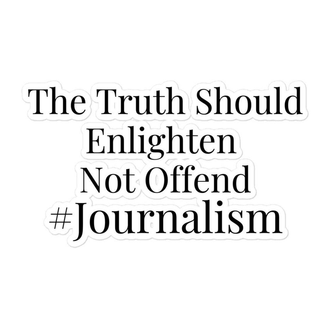 Journalism Gift Journalism Sticker Journalist Gift Etsy