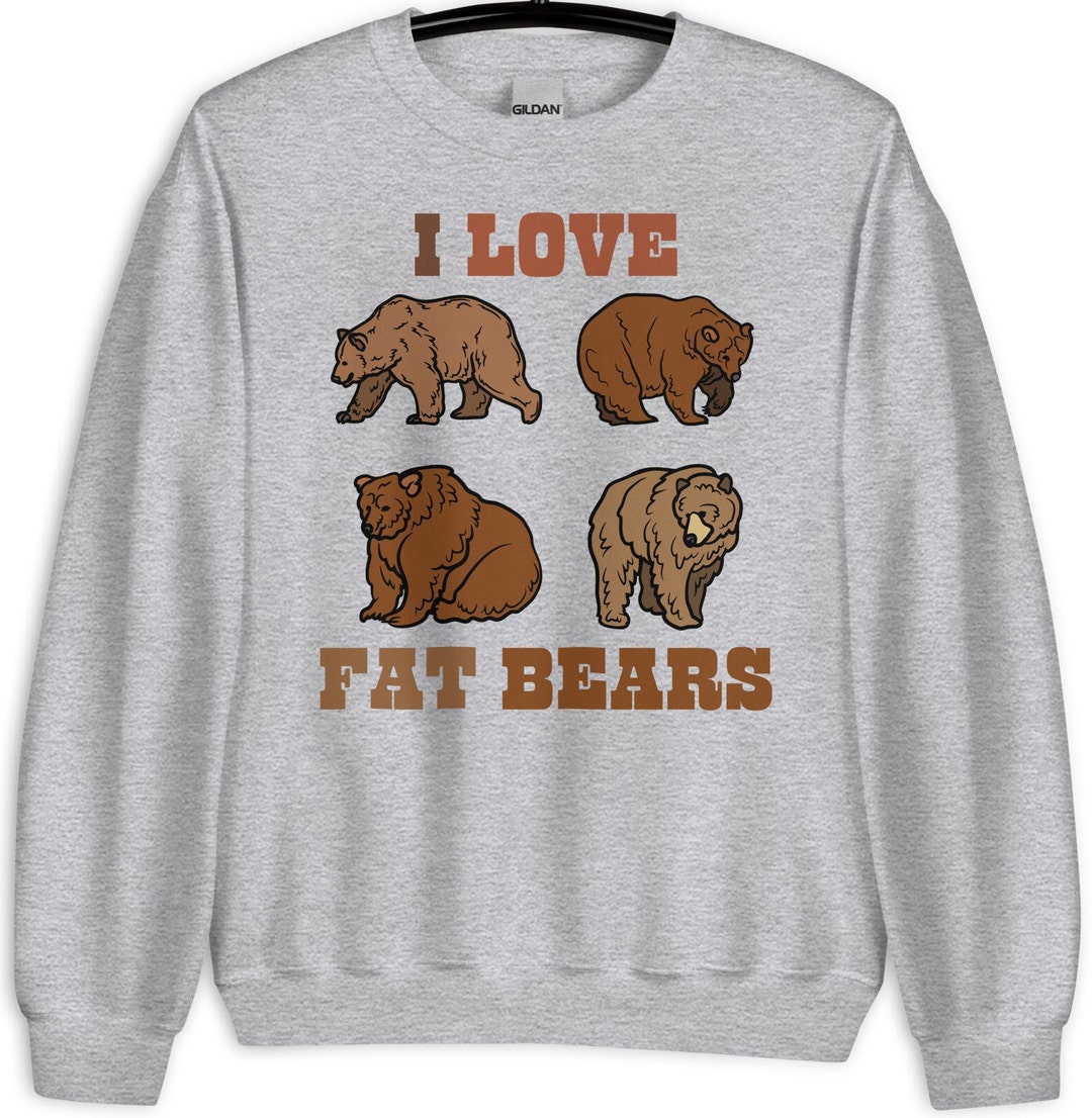 Oversized Sweater Bear Print
