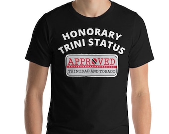 Trinidad and Tobago Shirt, Trinidadian Nutritional Shirt, Trinidad Shirt, Trinidad Flag, Trinidad Print, Trini Shirt, Trinidad Gift,