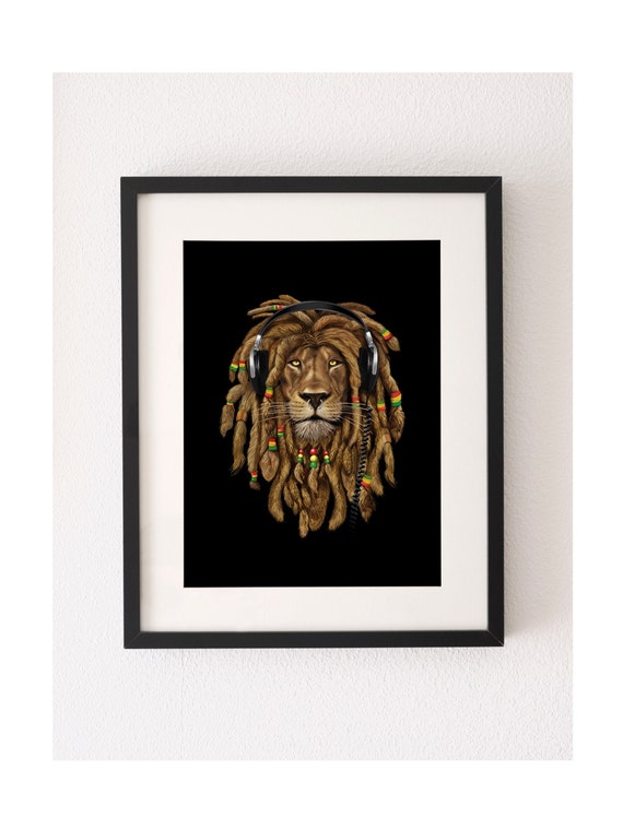 Rasta Lion Digital Download, Rasta Design Download, Lion Of Judah.