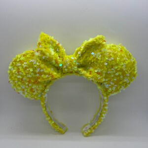 Yellow Shimmer Mouse Ears