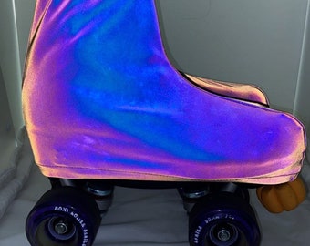 Reflective Rollerskate Boot Covers