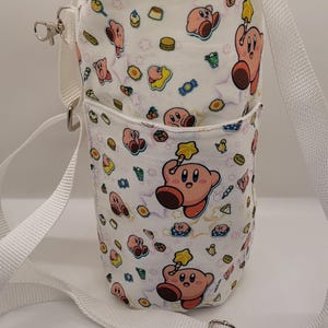 Water Bottle Carrier Bag with Adjustable Strap – Perfect for Hiking, Gym, and Skating - theme park- designs to choose from