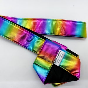 Metallic Rainbow Roller Skate Carrying Leash