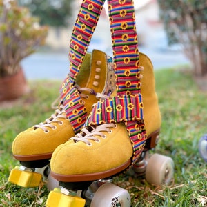 Sunflower Sarape Roller Skate Carrying Leash