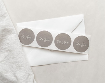Aufkleber „Vielen Dank“ | Sticker Set | Aufkleber Set | kleines Dankeschön |Geschenkverpackung | Geschenk | Kleinigkeit | Kleinigkeitenliebe