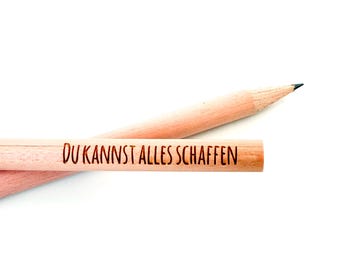 Bleistift "du kannst alles schaffen" | Schreibwaren | Büro | Stift | Kleinigkeitenliebe