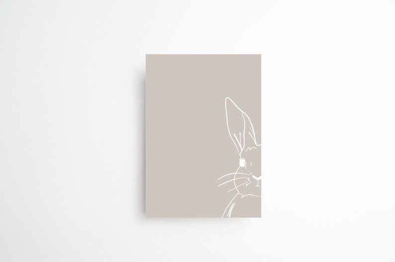 Easter cards Set of Easter cards Easter card set Easter bunny Easter Bunny Cards Easter Greeting card Easter Love for little things image 7
