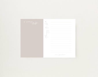 To do Block | To do Liste | Notizblock | Planer | A6 | 50 Blatt | to do | Wochenplaner | Kleinigkeitenliebe