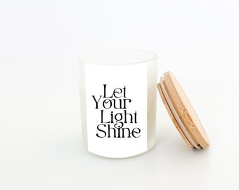 Duftkerze „let your light shine“