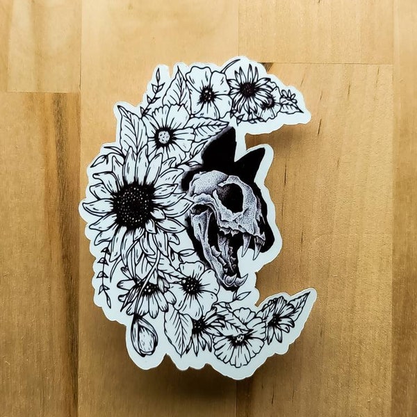 Flora Cat skull