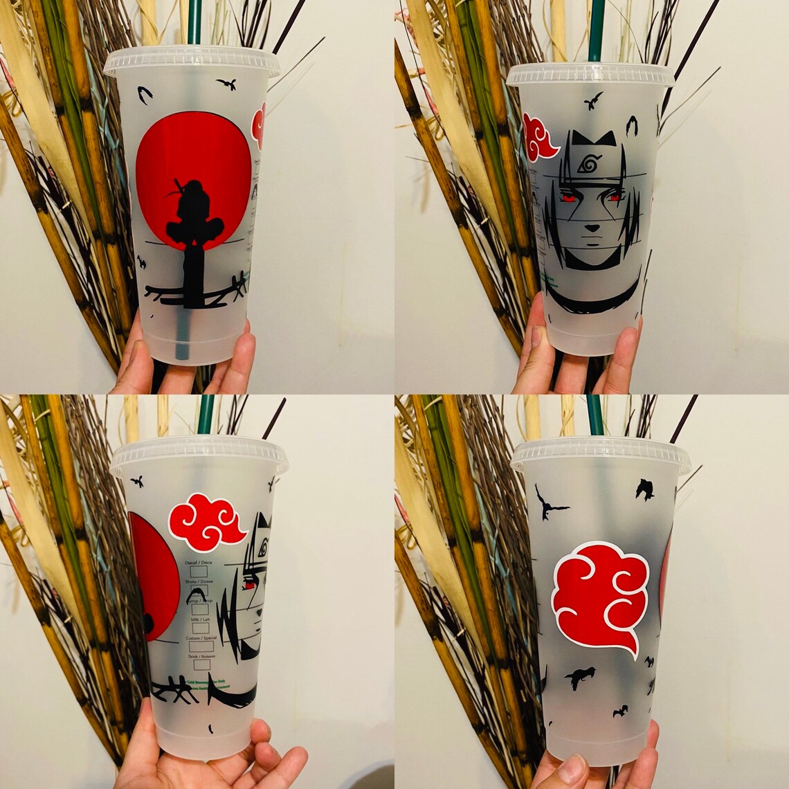 Anime Starbucks Cup Starbucks Reusable Cold Cup Anime Cold | Etsy