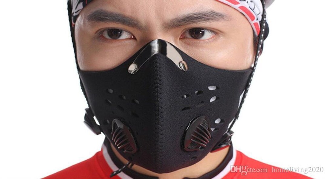 Dust Mask With Filters, Reusable Activated Carbon Dustproof for Pollen