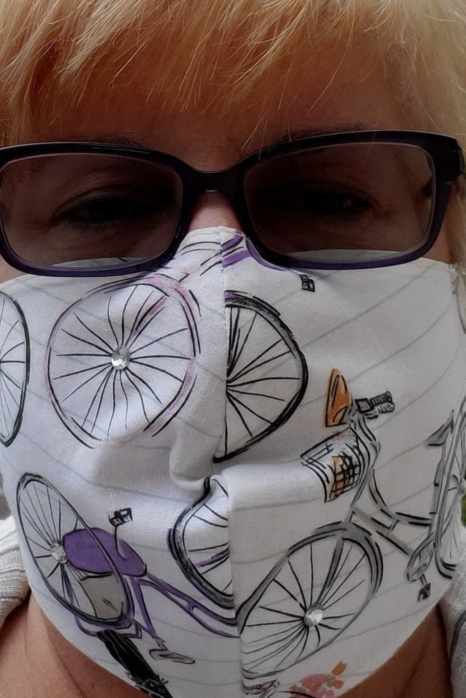 Bicycle Lovers cloth face mask Etsy