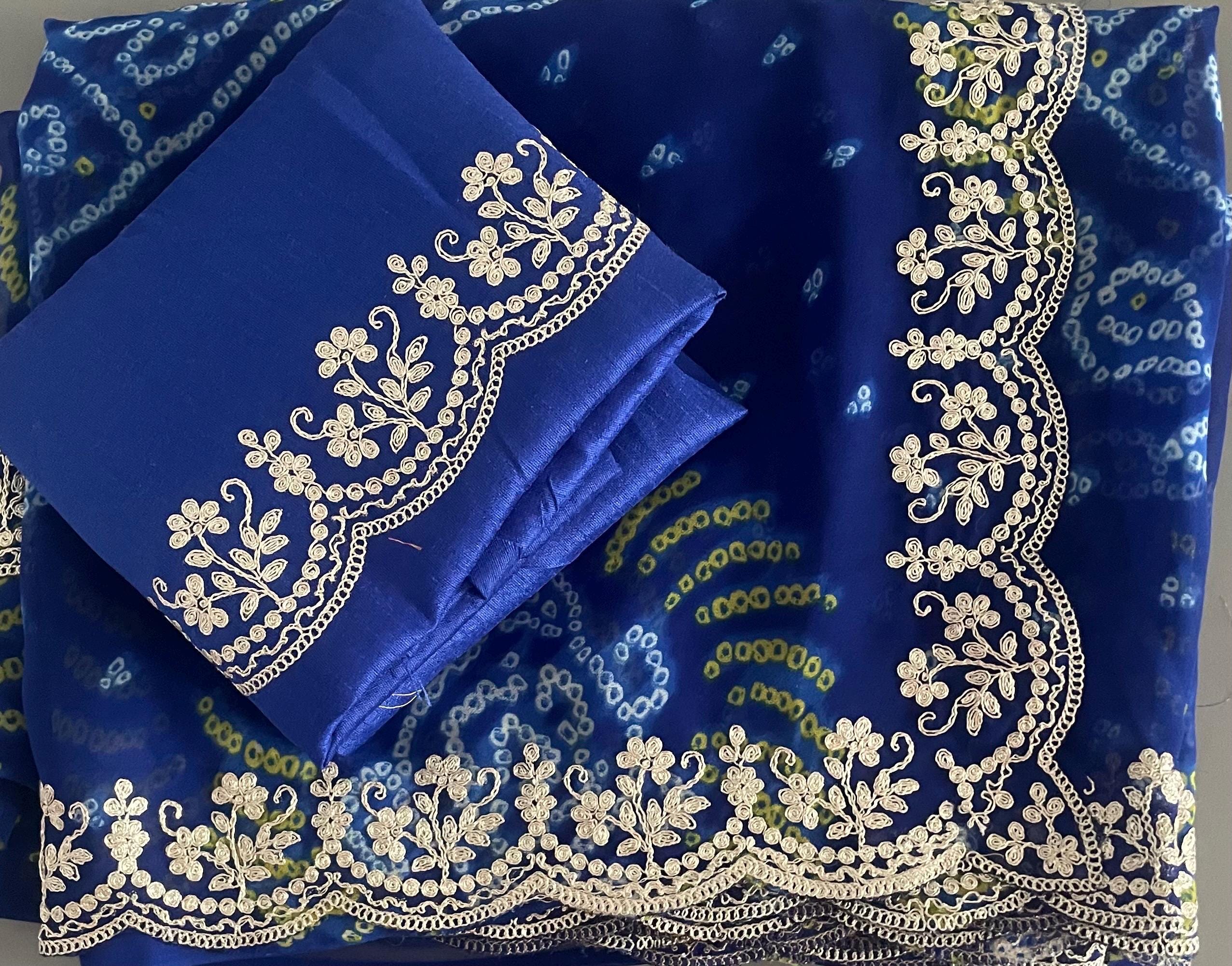 Soft Georgette Bandhni Print Saree 5030 - Etsy