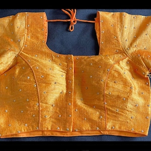 Silk saree blouse (852)