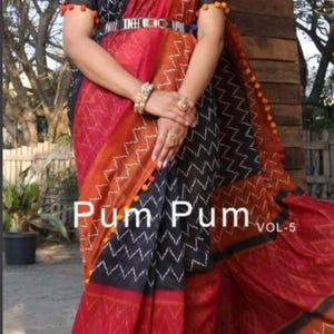 Mixed Cotton saree 1059