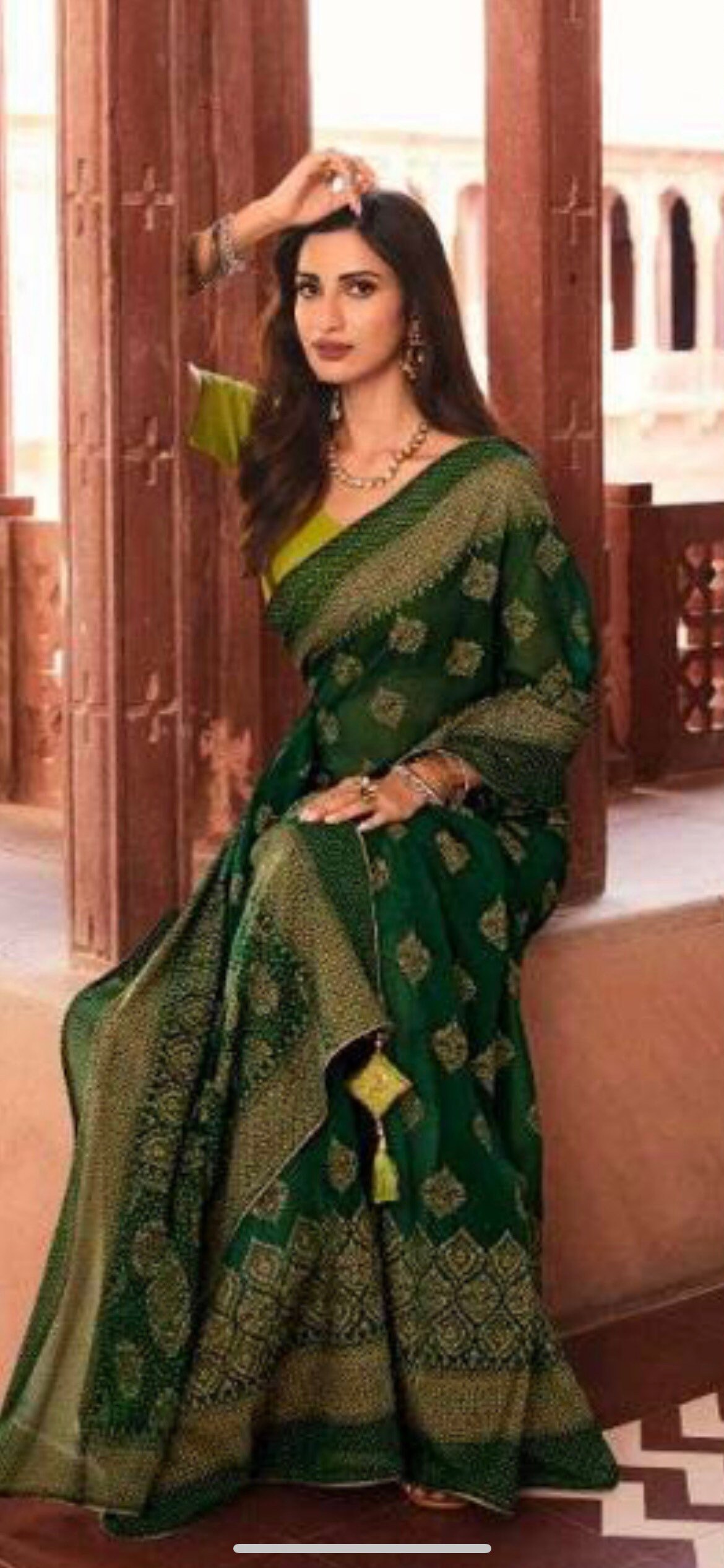 Georgette saree deals for party wear