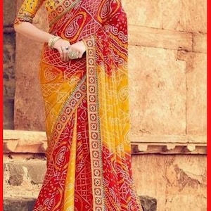 Bandhani print saree 1895