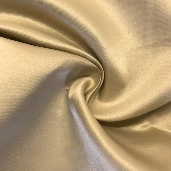 Silver Matte Satin (Peau de Soie) Fabric