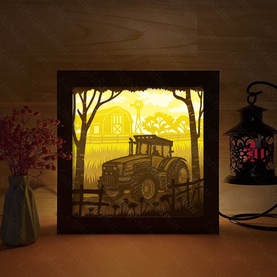 Tractor Shadow Box This item is unavailable - Etsy