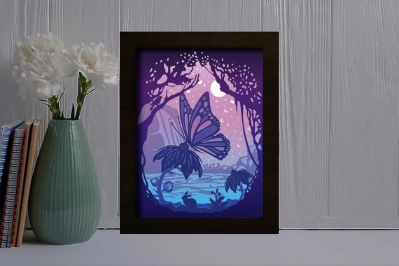 Free Free 105 Butterfly Shadow Box Svg SVG PNG EPS DXF File