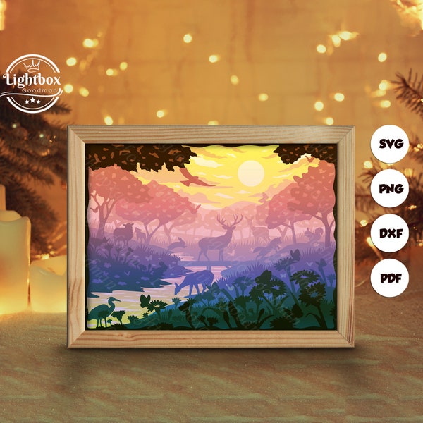 Spring Shadow Box Files, Paper Cut Light Box Template Files, Shadow Box Paper Cut, 3D Papercut Light Box SVG File DIY, Cutting Cricut Spring Shadow Box Files, Paper Cut Light Box Template Files, Shadow Box Paper Cut, 3D Papercut Light Box SVG File DIY, Cutting Cricut