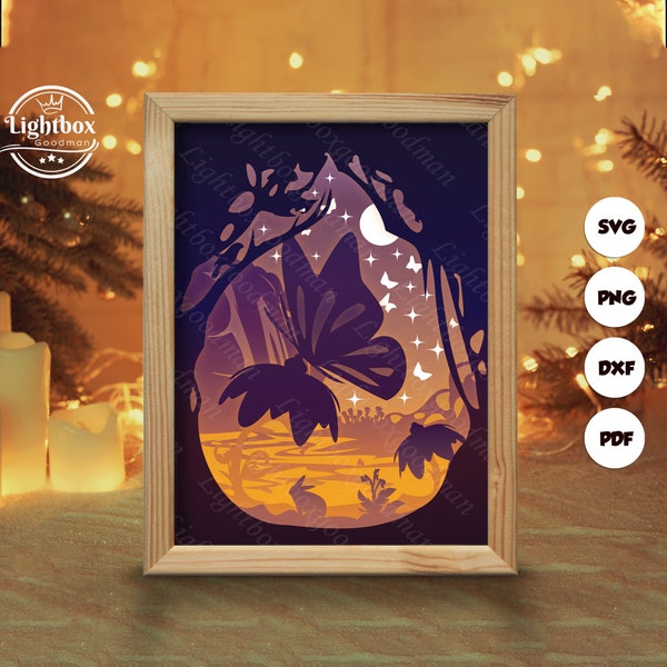 Simple Butterfly Shadow Box Files, Paper Cut Light Box Template Files, Shadow Box Paper Cut, 3D Papercut Light Box SVG File DIY Simple Butterfly Shadow Box Files, Paper Cut Light Box Template Files, Shadow Box Paper Cut, 3D Papercut Light Box SVG File DIY