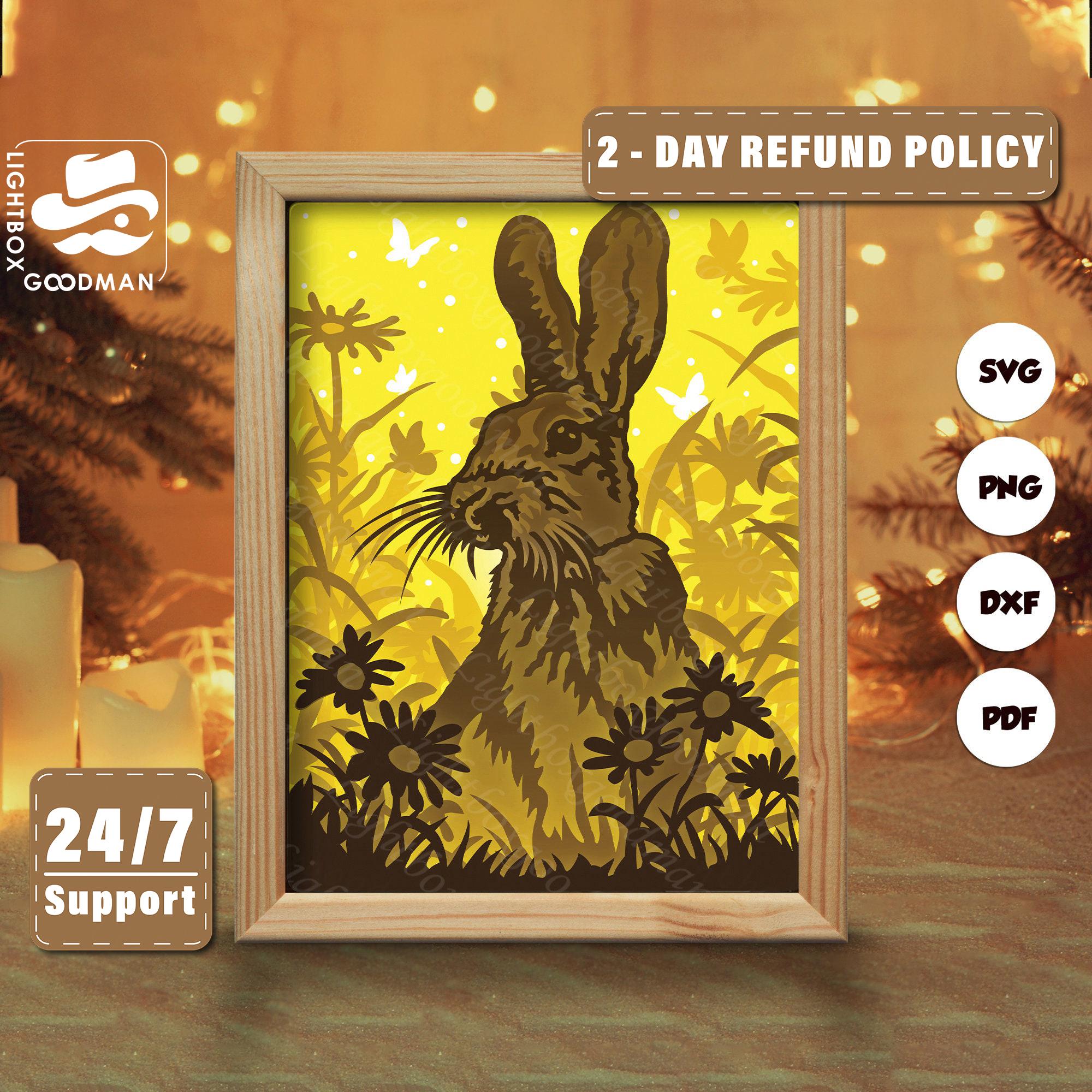 ② Rabbit-PaperCutting- Paper cut chinese rabbit year Cut Out Stock Images