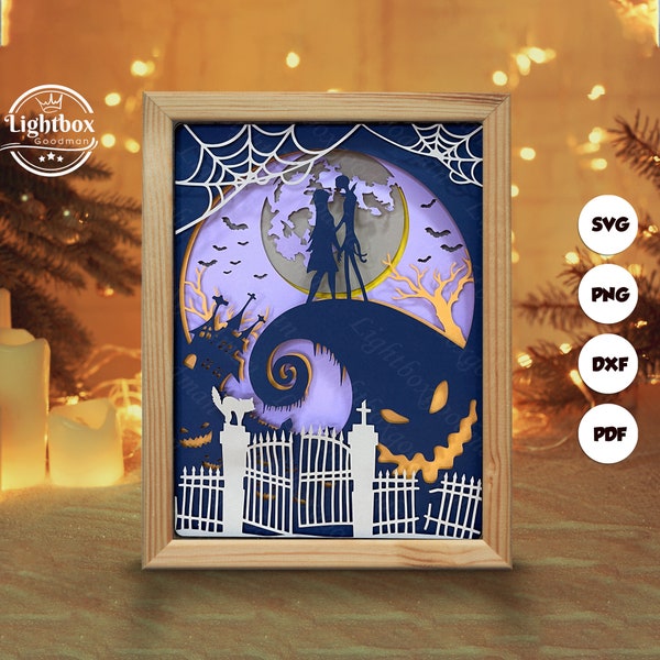 Nightmare Christmas 7 Shadow Box Files, Paper Cut Light Box Template Files, Shadow Box Paper Cut, 3D Papercut Light Box SVG File DIY Nightmare Christmas 7 Shadow Box Files, Paper Cut Light Box Template Files, Shadow Box Paper Cut, 3D Papercut Light Box SVG File DIY