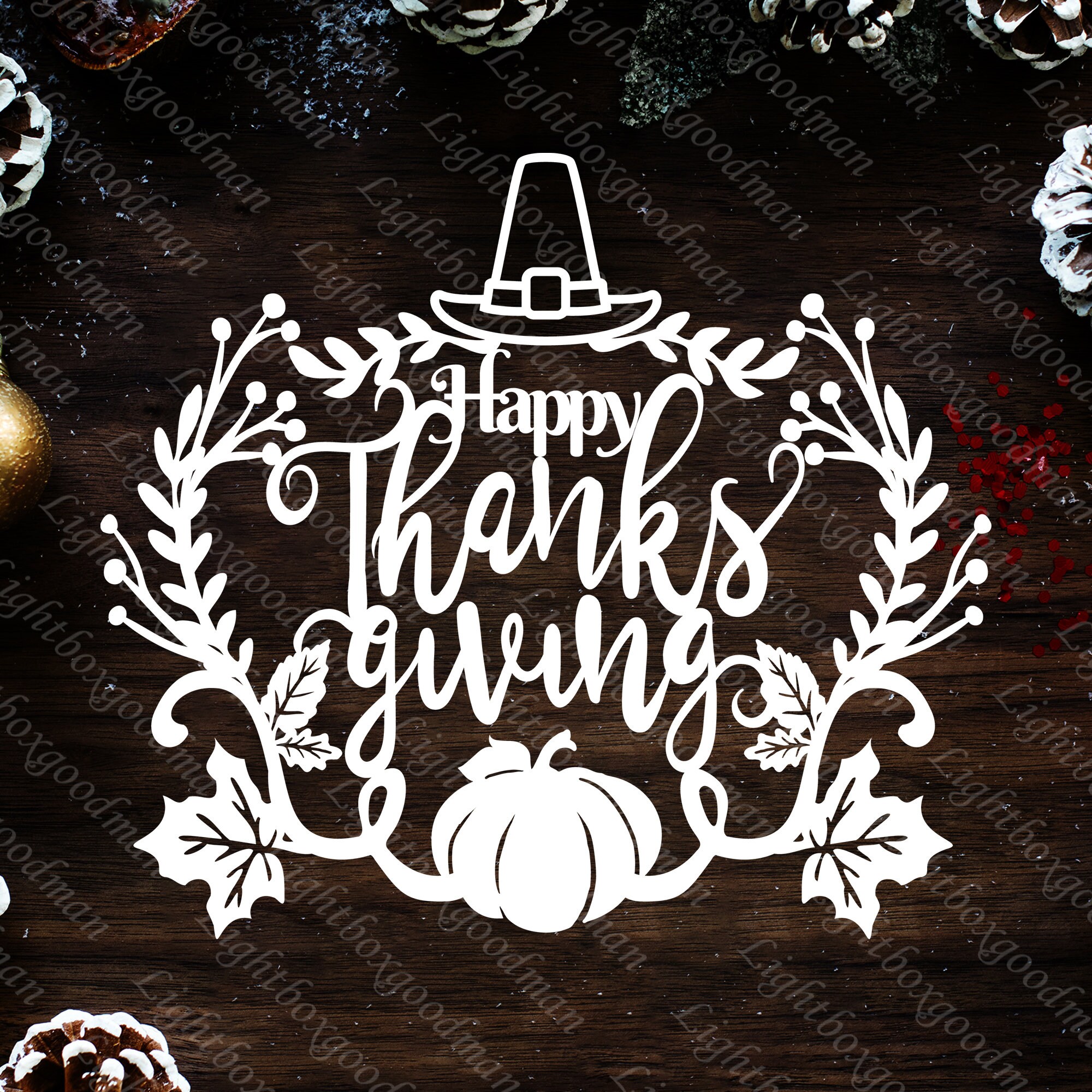 Thanksgiving Day 2 SVG File DIY Cutting Cricut Svg File DIY | Etsy