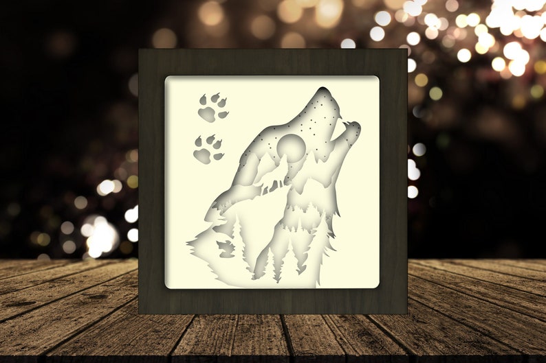 Shadow Box Paper Printable Template