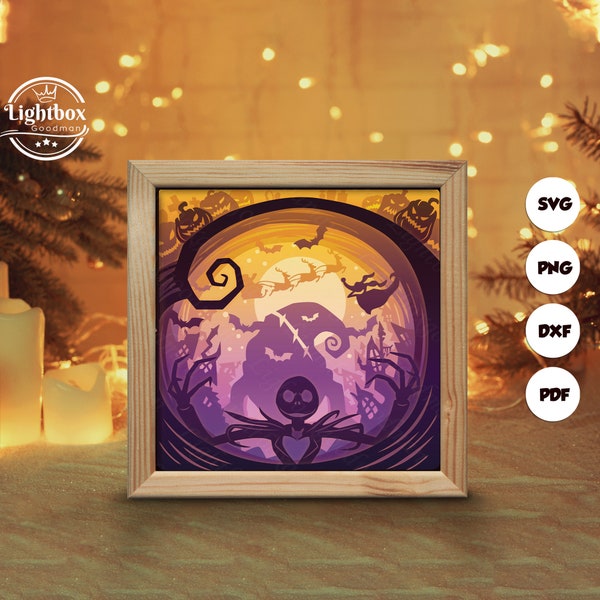Nightmare Halloween 3 Shadow Box Files, Paper Cut Light Box Template Files, Shadow Box Paper Cut, 3D Papercut Light Box SVG File DIY Nightmare Halloween 3 Shadow Box Files, Paper Cut Light Box Template Files, Shadow Box Paper Cut, 3D Papercut Light Box SVG File DIY